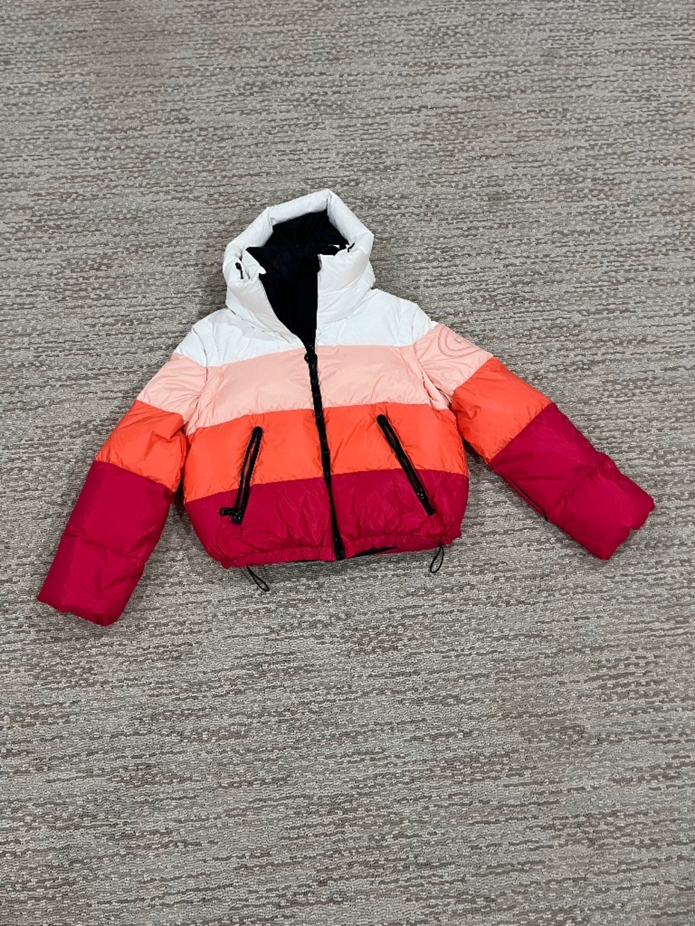 Goldbergh Bliss Down Ski Jacket in “Rainbow”